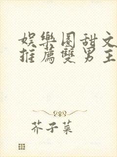 娱乐圈甜文小说推荐双男主