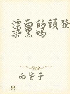 漂白的头发还能染黑吗封面