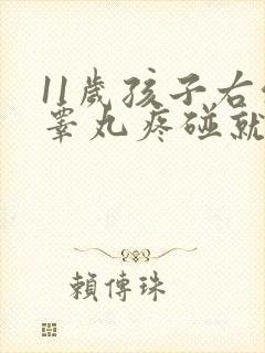 11岁孩子右侧睾丸疼碰就疼