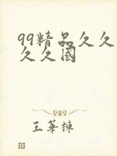 99精品久久久久久国