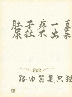 肚子疼一直想拉屎拉不出来