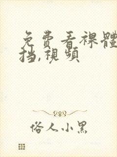 免费看裸体无遮挡,视频