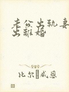 老公出轨妻子提出离婚