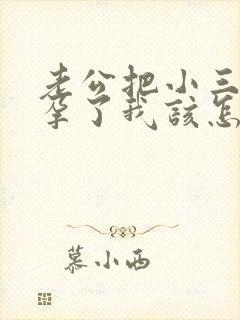 老公把小三搞怀孕了我该怎么办