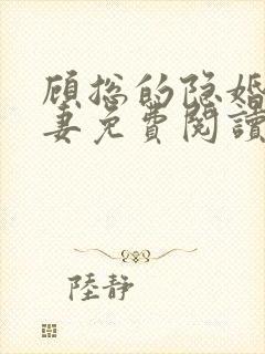 顾总的隐婚小罪妻免费阅读