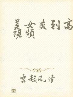 美女爽到高潮的视频封面