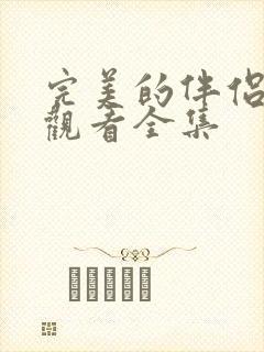 完美的伴侣免费观看全集封面