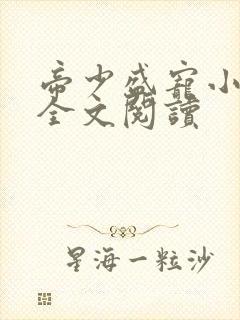 帝少盛宠小娇妻全文阅读