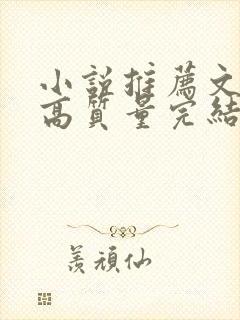 小说推荐文笔好高质量完结封面