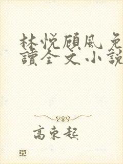 林悦顾风免费阅读全文小说下载