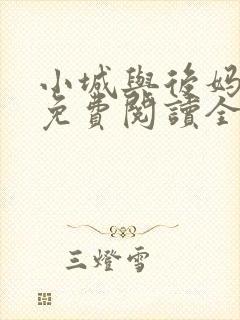 小城与后妈小说免费阅读全文最新章节