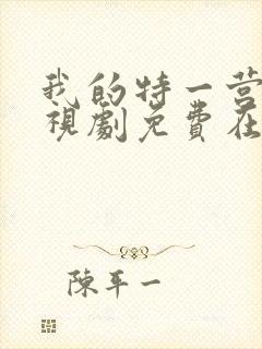 我的特一营 电视剧免费在线观看