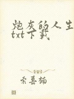 炮灰的人生快穿txt下载