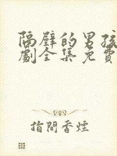 隔壁的男孩电视剧全集免费观看高清封面