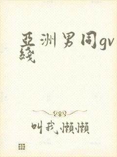 亚洲男同gv在线