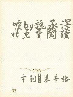 嘘by魏承泽txt免费阅读