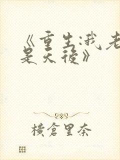 《重生:我老婆是天后》