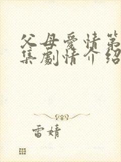 父母爱情第41集剧情介绍