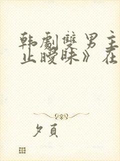 韩剧双男主《不止暧昧》在线播放