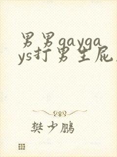 男男gaygays打男生屁股网站