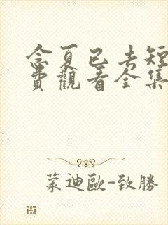 念夏已去短剧免费观看全集