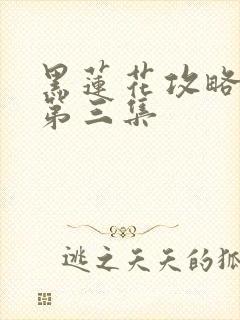 黑莲花攻略手册第三集