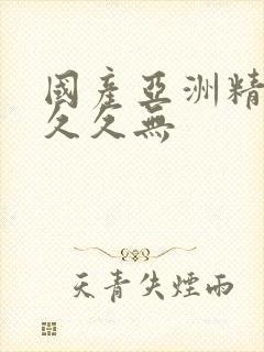 国产亚洲精品久久久无