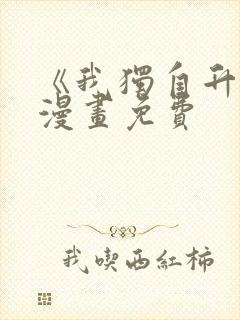 《我独自升级》漫画免费