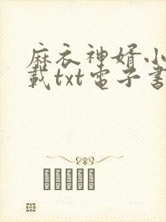 麻衣神婿小说下载txt电子书