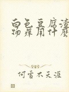 白色豆腐渣分泌物痒用什么药