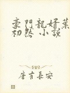 豪门龙婿叶辰萧初然 小说