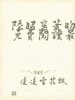 陆昭宁萧昀全文免费阅读最新章节