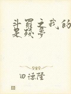 斗罗之我的武魂是残梦