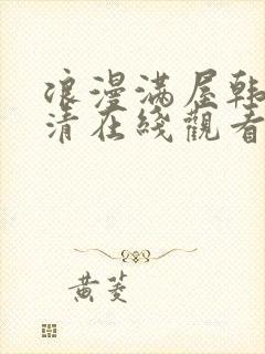 浪漫满屋韩剧高清在线观看免费