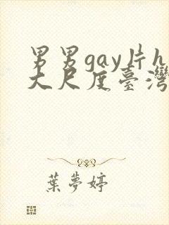 男男gay片h大尺度台湾