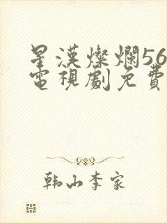 星汉灿烂56集电视剧免费下载