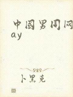 中国男同网站gay