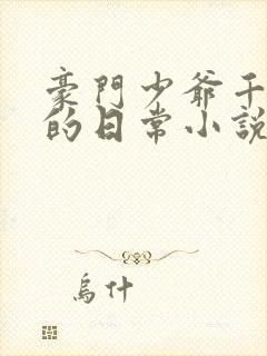 豪门少爷千金们的日常小说