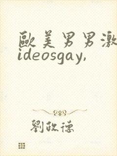 欧美男男激情videosgay,