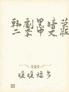 韩剧黑暗荣耀第二季中文版电视剧