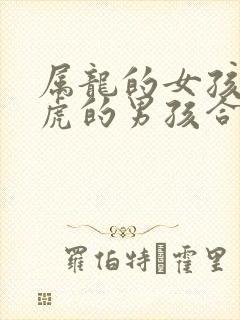 属龙的女孩和属虎的男孩合适吗