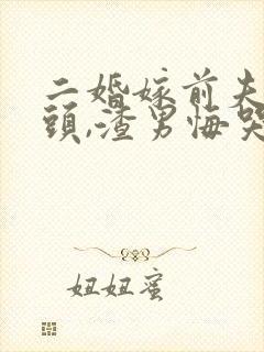 二婚嫁前夫死对头,渣男悔哭了结局