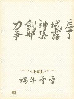 刀剑神域序列之争哪集露了