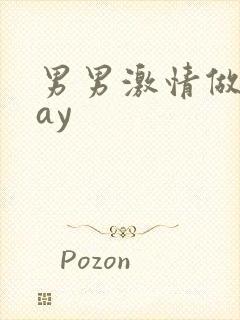 男男激情做爰gay