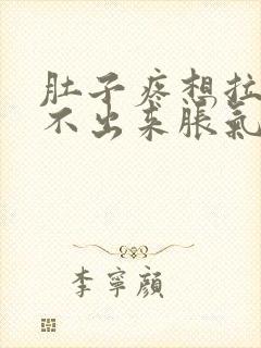 肚子疼想拉屎拉不出来胀气怎么回事