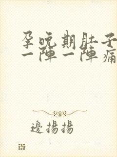 孕晚期肚子和腰一阵一阵痛封面