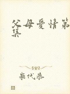 父母爱情第十九集封面