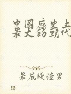 中国历史上版图最大的朝代封面