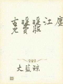 古暖暖江尘御 免费版封面