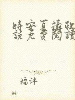 时安夏摄政王小说免费阅读